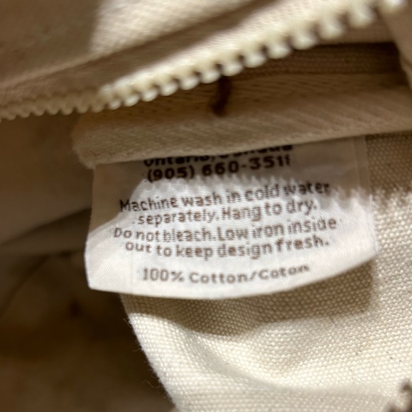 Disney Winnie the Pooh tote bag. Well loved. Some wear discoloration. Zip close. - Picture 7 of 13